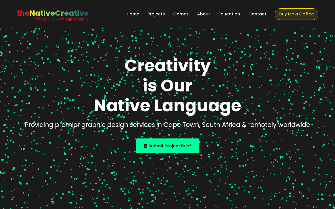 thenativecreative.co.za homepage
