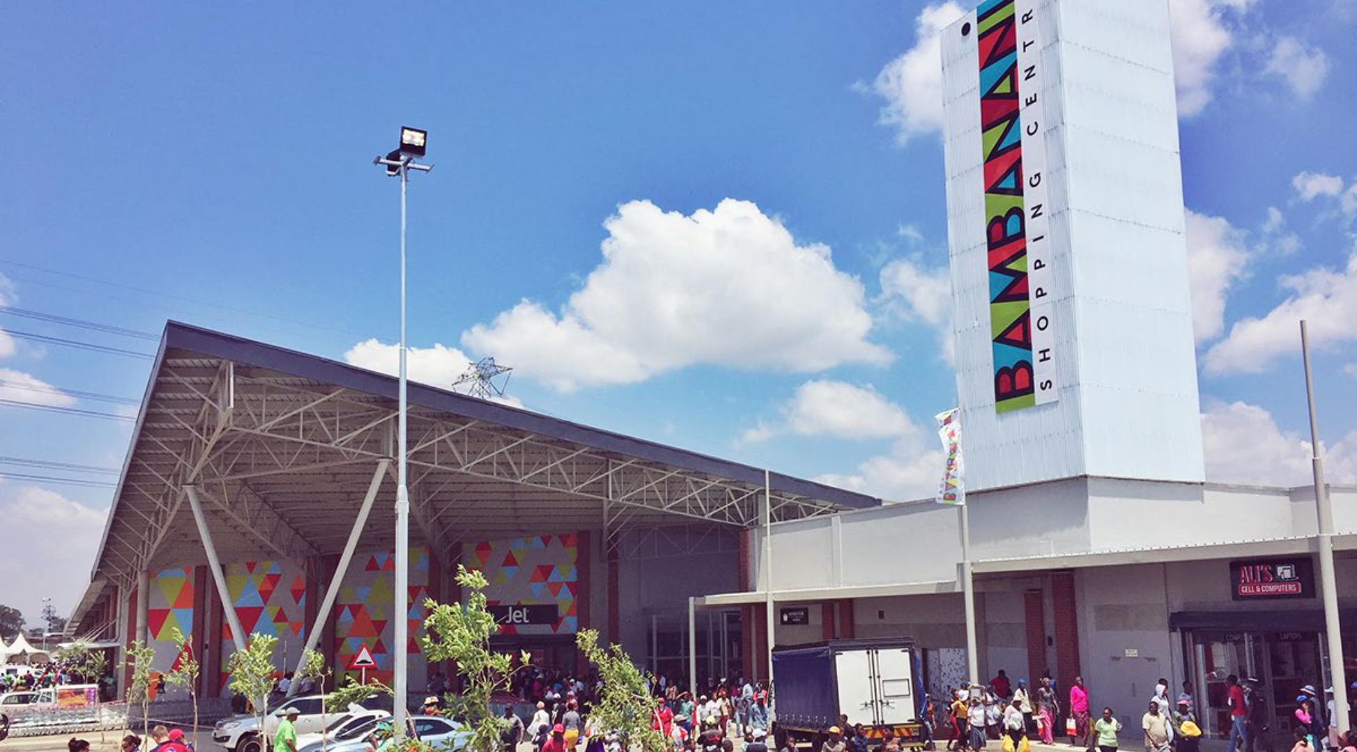 Bambanani Shopping Centre Brand Design - Logo and wayfinding system by the Native Creative