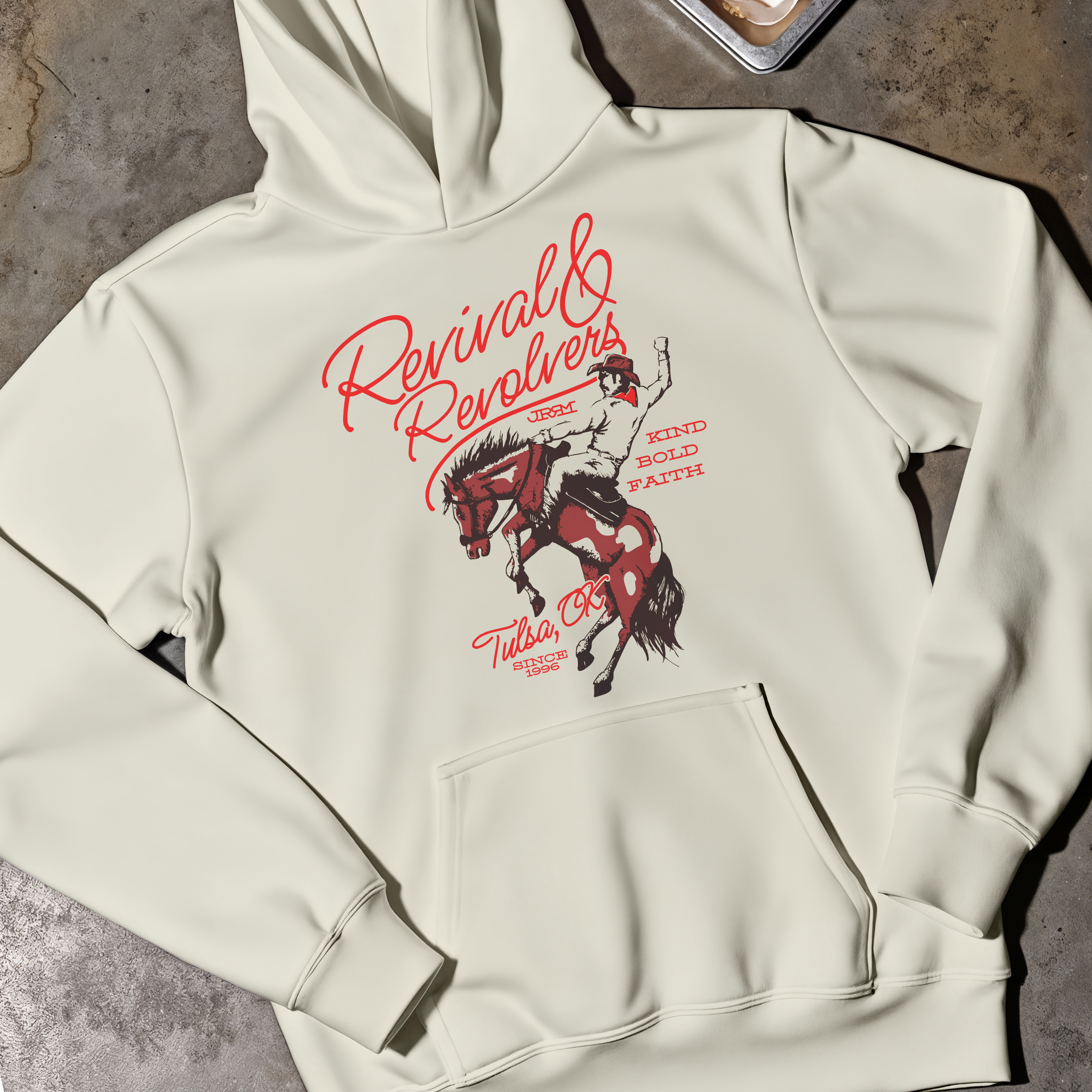 JRRM T-Shirt Design - Final selected and produced apparel design on actual t-shirt by the Native Creative